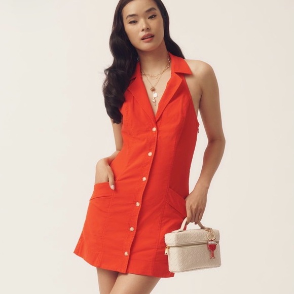 Anthropologie The Amelia Collared Mini Dress by Maeve - Picture 3 of 12